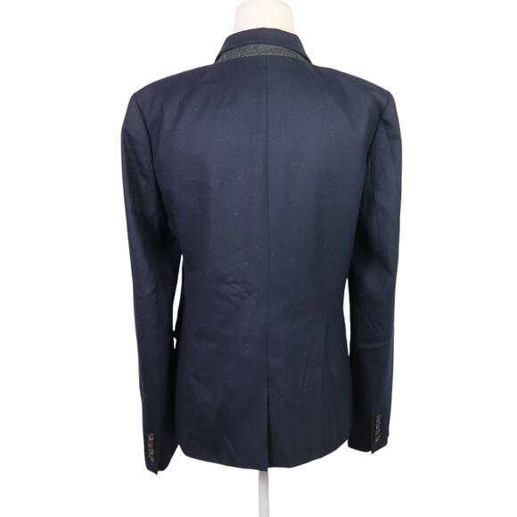 J. Crew Regent Blazer Navy Blue Wool Jacket 8 - Picture 4 of 7